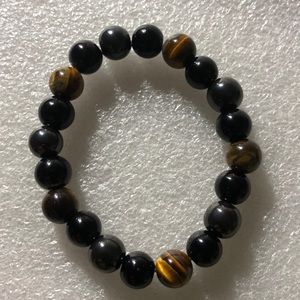 Tiger eye Beaded Elastic Stretch Bracelet